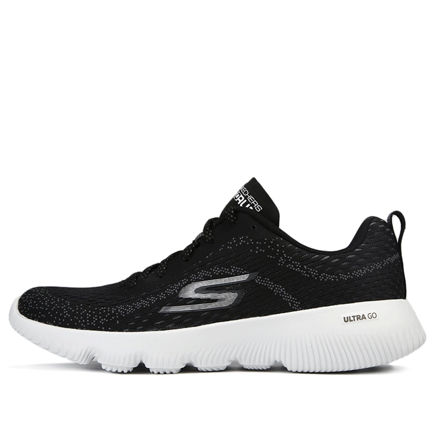 (WMNS) Skechers Go Run Focus 'Black Gray' 128023-BKGY