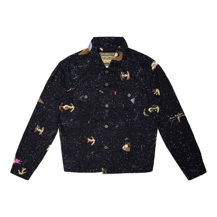 Levis Unisex Star War Denim Jacket Black 72334-0448