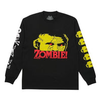 PALACE Zombie Longsleeve Black Alphabet Cartoon Pattern Round Neck Pullover P20LS004