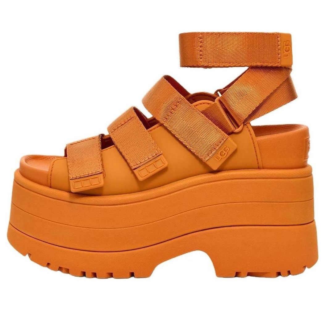 (WMNS) UGG GoldenRise Platform Sandals 'Dark Apricot' 1167431-DCT