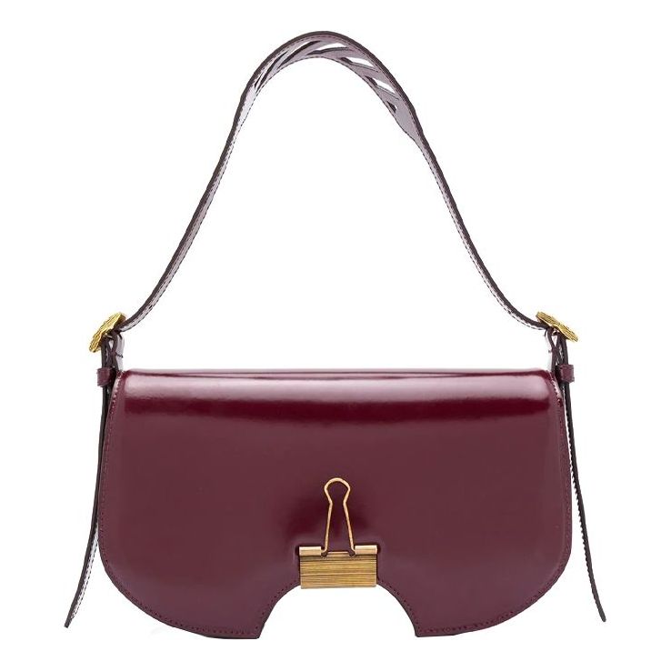 (WMNS) Off-White Leather Red Shoulder Bag OWNA141E20LEA0032800