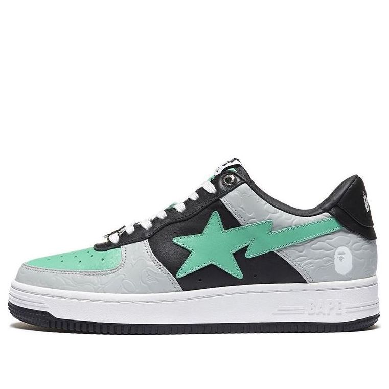 A Bathing Ape Bape Sta Low 'Green Black' 1H70-191-002-GREN