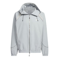 adidas FUSTL WOVEN logo Jacket Asia Sizing 'Grey' JI8736