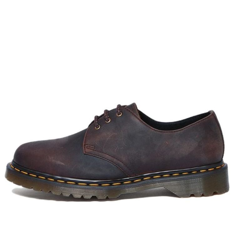 Dr. Martens 1461 Waxed Full Grain Leather Oxford Shoes 'Chestnut' 30681294