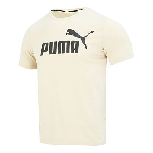 PUMA Essential Small Logo Shirt 'Beige' 847715-85