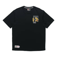 FILA FUSION Casual Loose Pullover Short Sleeve Black T11M112103F-BK