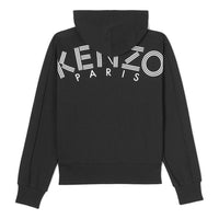 (WMNS) KENZO Back Alphabet Logo Pattern hooded Zipper Hoodie Black FA52BL752952-99