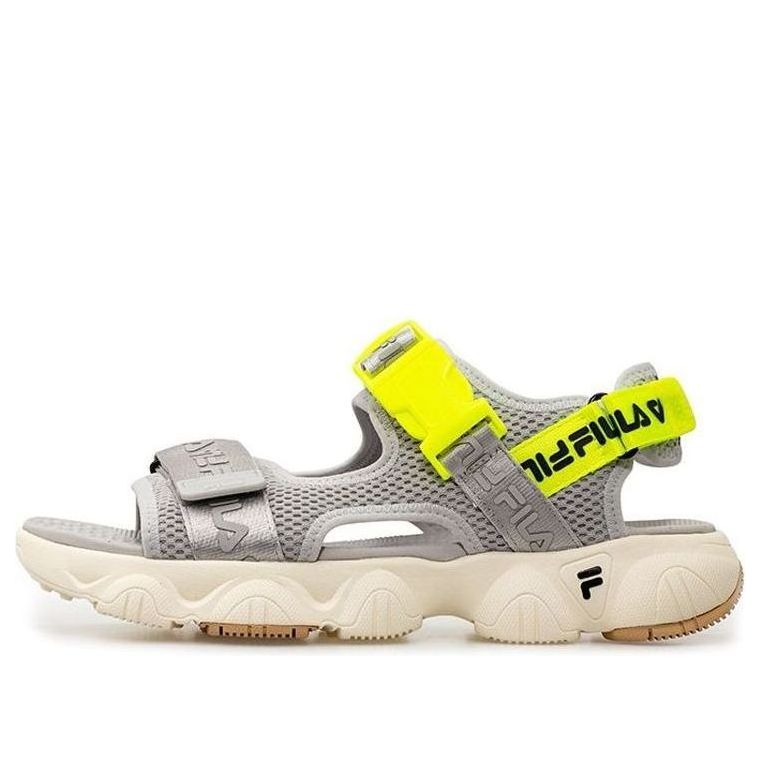 Fila Jagger Sports Sandals Grey/White/Yellow T12M024501FLR