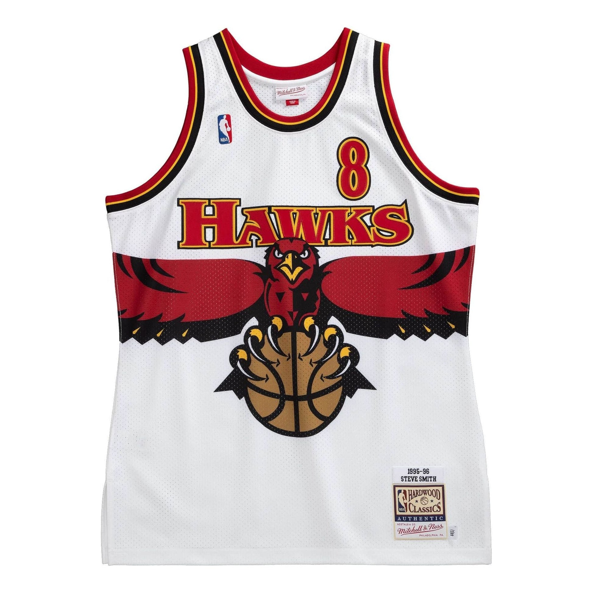 Mitchell & Ness x NBA Atlanta Hawks 1995-96 Jerseys 'Steve Smith 8' AJY4SB19087-AHAWHIT95SSM