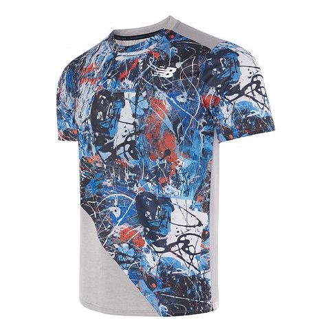 New Balance Men's New Balance Round Neck Sports Short Sleeve AMT03223BYU