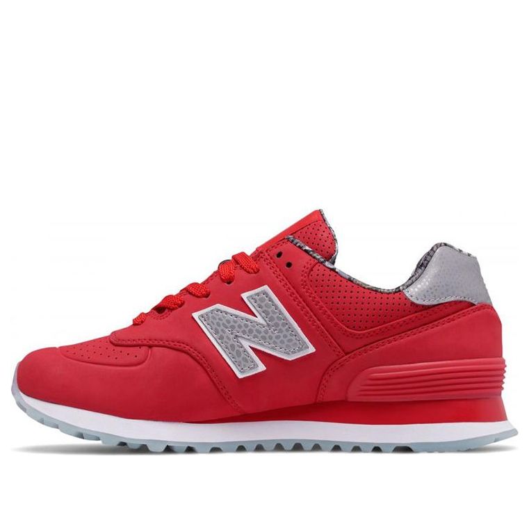 (WMNS) New Balance 574 Series Luxe Rep Red WL574SYB