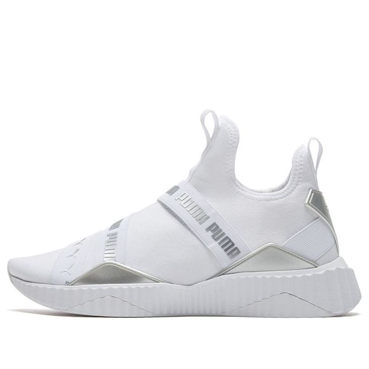 (WMNS) PUMA Defy Mid Glossy White 193058-02