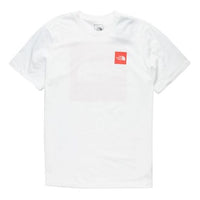 THE NORTH FACE Box Classic Back Large Logo Short Sleeve Couple Style White NF0A4M4RFN4