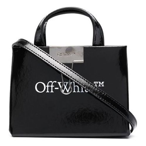 (WMNS) Off-White Baby Box Logo Handbag Mini Black OWNA106R21LEA0011001