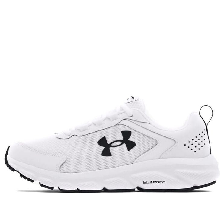 (WMNS) Under Armour Charged Assert 9 Wide 'White Black' 3024862-100