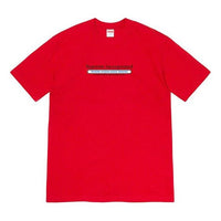 Supreme FW19 Week 7 Inc. Tee Chest Alphabet Short Sleeve Unisex Red SUP-FW19-754