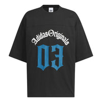 adidas Oversized Fit T-Shirt Asia Sizing 'Black' KT3039