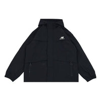 New Balance Logo Urban Remix Woven Jacket Asia Sizing 'Black' AMJ33359-BK