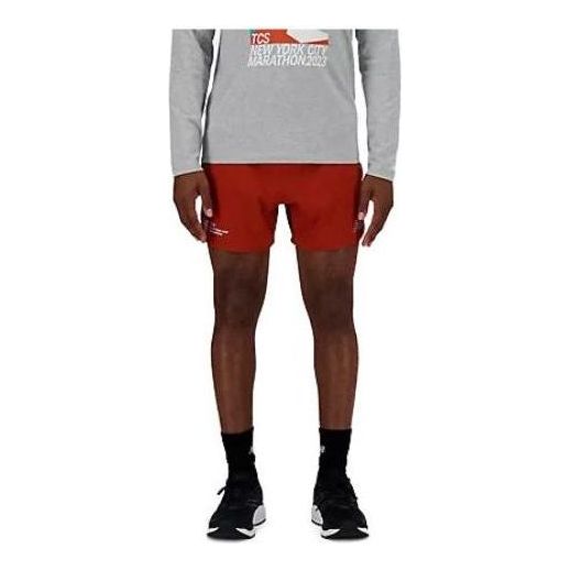 New Balance NYC Marathon Impact Run 5 Inch Shorts Asia Sizing 'Red' MS33268M-RKD
