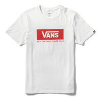 Men's Vans Logo Printing Casual Short Sleeve White VN0A3DE8WHT