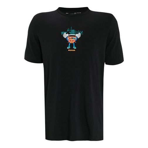 Under Armour Cartoon Short Sleeve Unisex Black 1365497-001