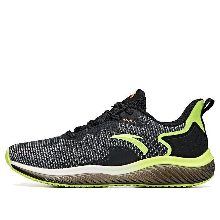 ANTA Running Series Sneakers 'Black Lime Green' 112025599-4