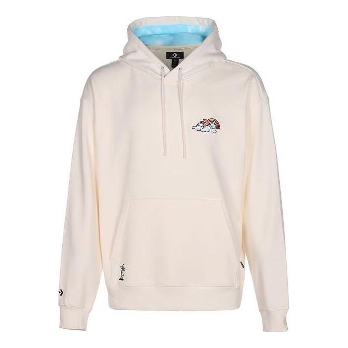 Converse Rainbow Cloud Graphic Hoodie Asia Sizing 'Egret' 10025518-A01
