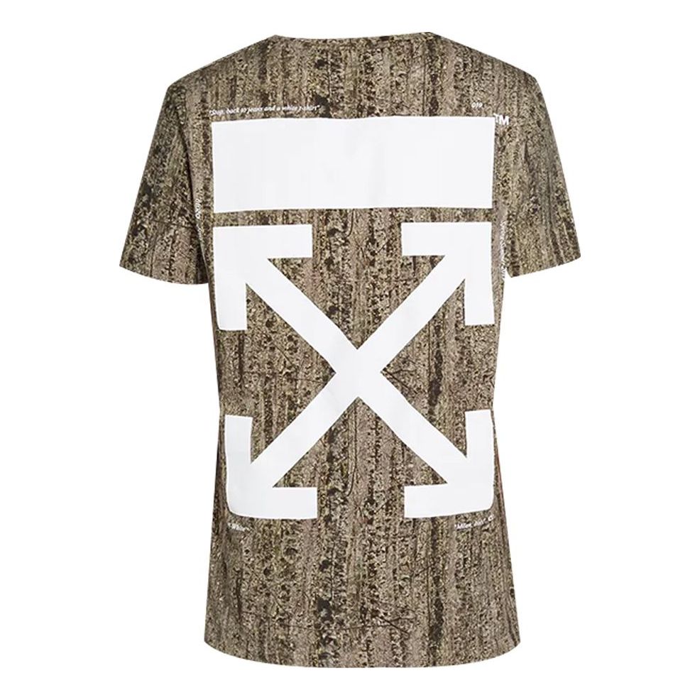 Off-White Back Arrow Printing Short Sleeve Ordinary Version OMAA027S191850249901