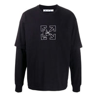 Off-White logo Cargo Long Sleeves Black OMAB022E20JER0011001
