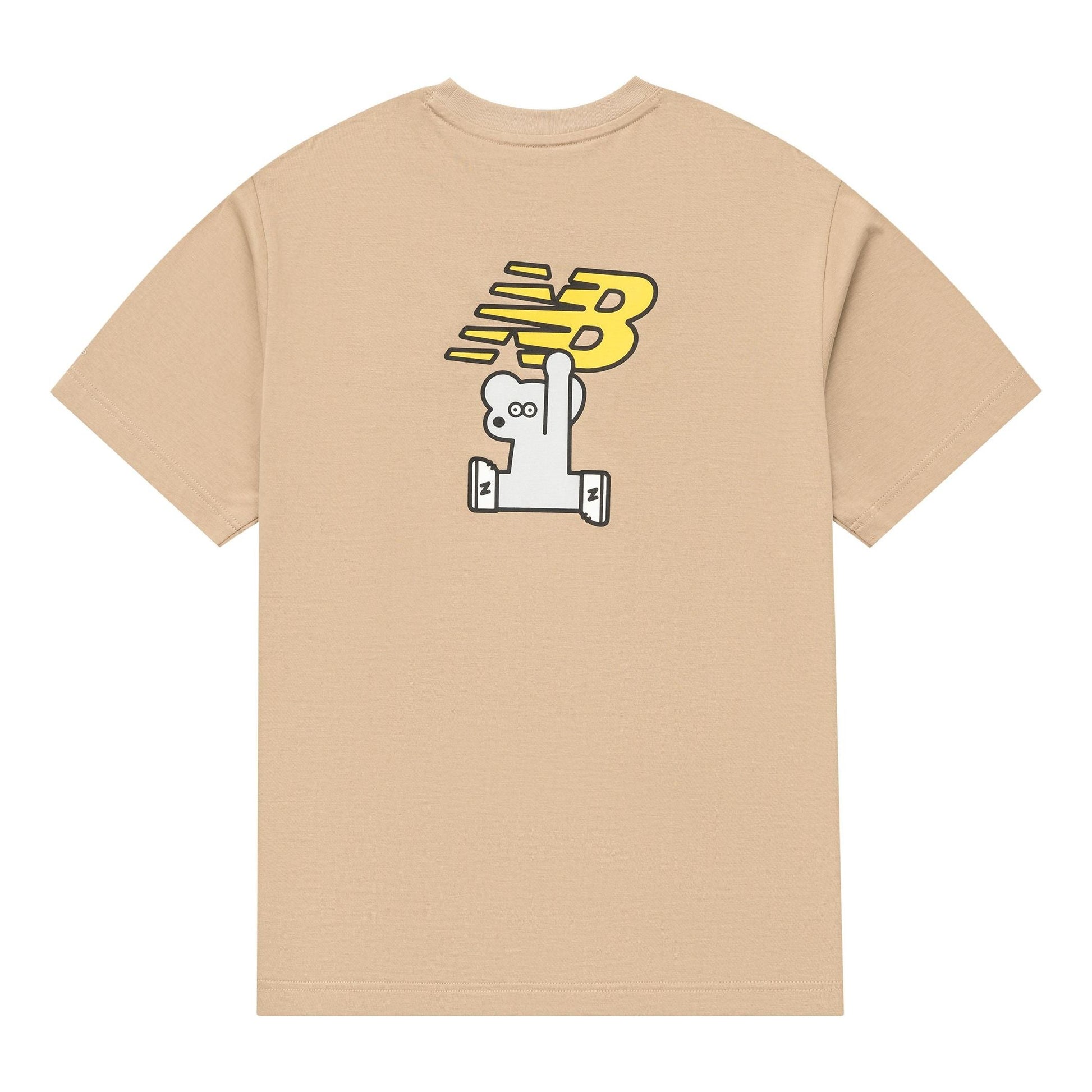 New Balance x SEIJI ANDY Graphic Tee Asia Sizing 'Beige Yellow' 5ED26201-LBE