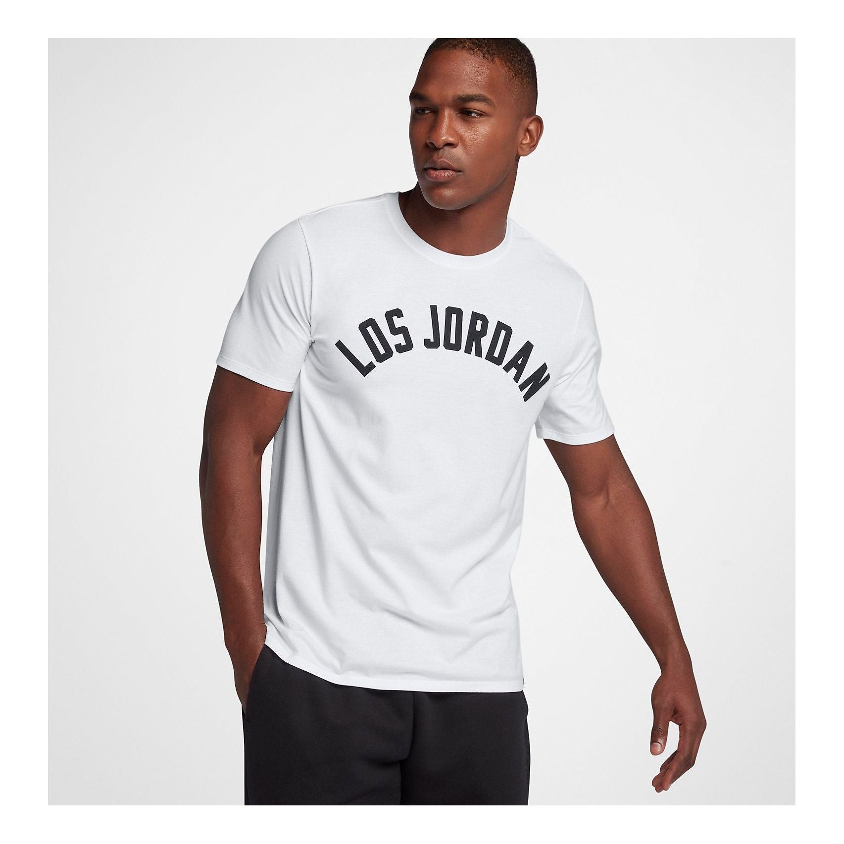 Air Jordan Los Logo T-Shirt 'Black' 913022-100
