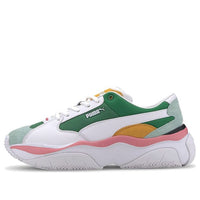 (WMNS) PUMA Storm.Y Color Block 'White Green' 371731-01