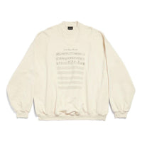 Balenciaga SS24 Logo with Sheet Music Sweater 'Beige' 699212TMVO69069