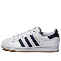 adidas Superstar 'Allover Debossed Trefoils - Navy Gum' FX4045