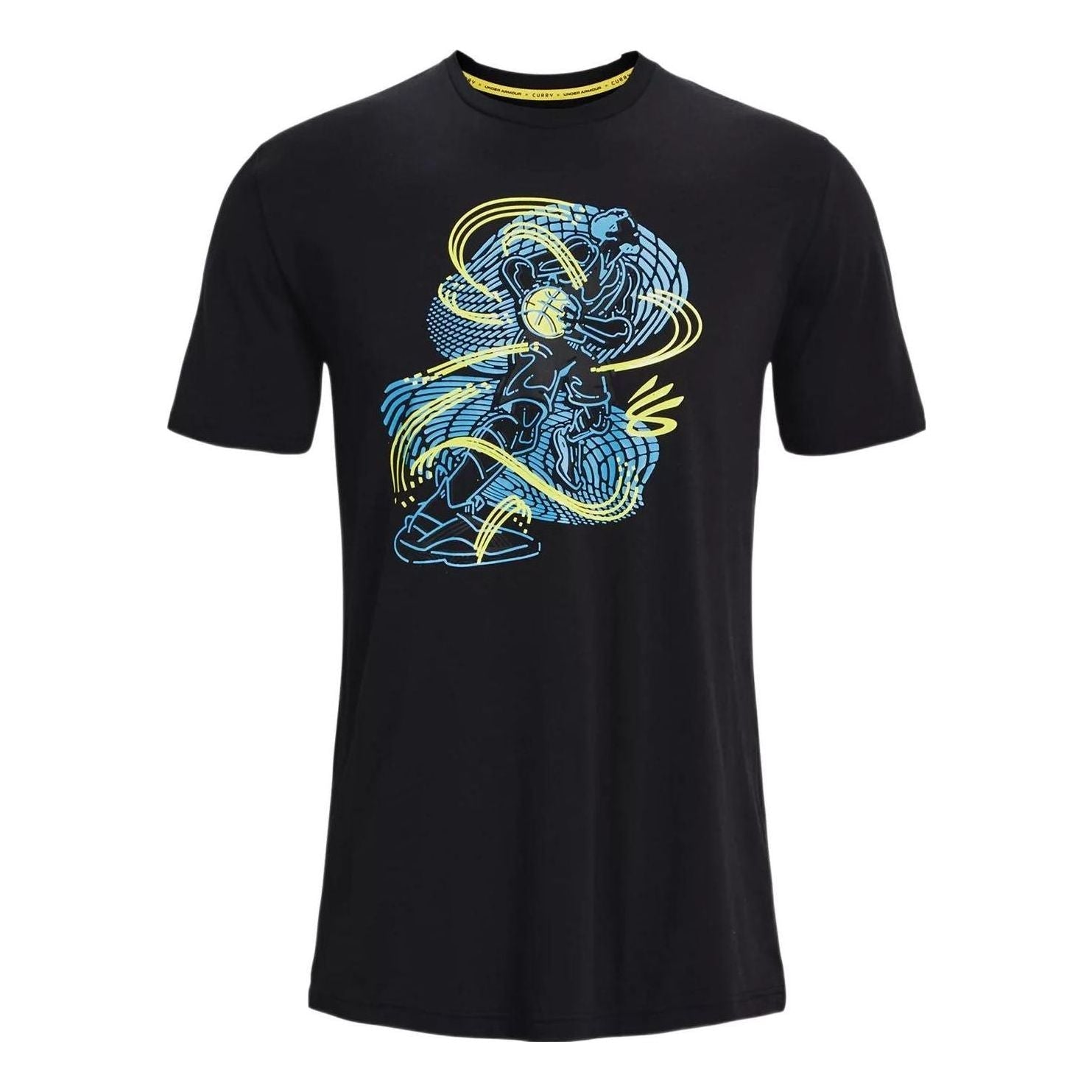 Under Armour Curry Animated Sketch T-Shirt 'Black' 1374209-001
