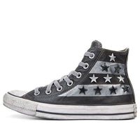Converse Chuck Taylor All Star Leather Vintage Star Studs High Top 'Black White' 165760C