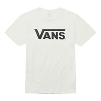 Men's Vans Logo Pattern Printing Round Neck Short Sleeve White VN000LFLY2Q