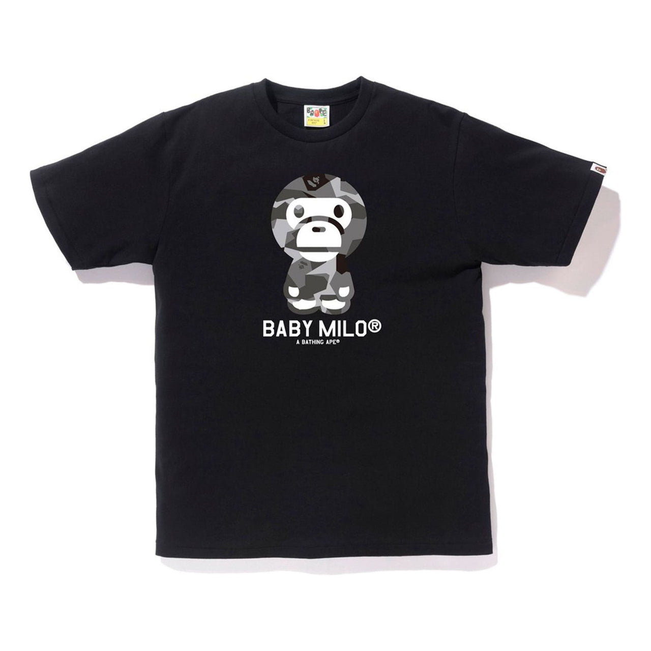 BAPE Splinter Camo Baby Milo Tee Black/Black BAPE-SS18-093