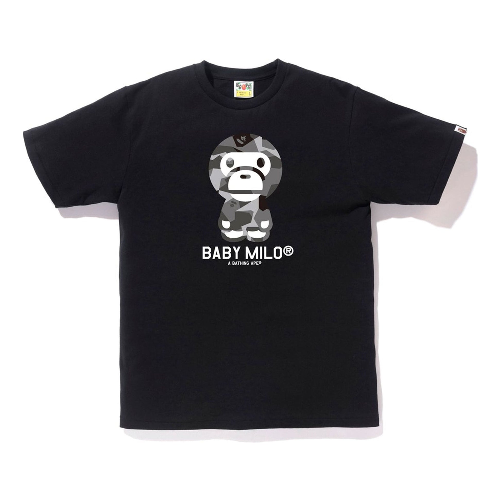 BAPE Splinter Camo Baby Milo Tee Black/Black BAPE-SS18-093