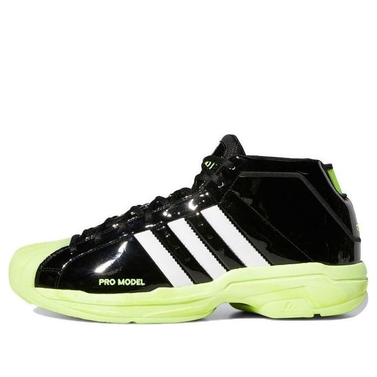 adidas Pro Model 2G Shoes Black/White/Yellow FZ0900