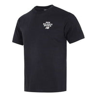 New Balance Logo Print Tee Asia Sizing 'Black' 5ED12093-BK