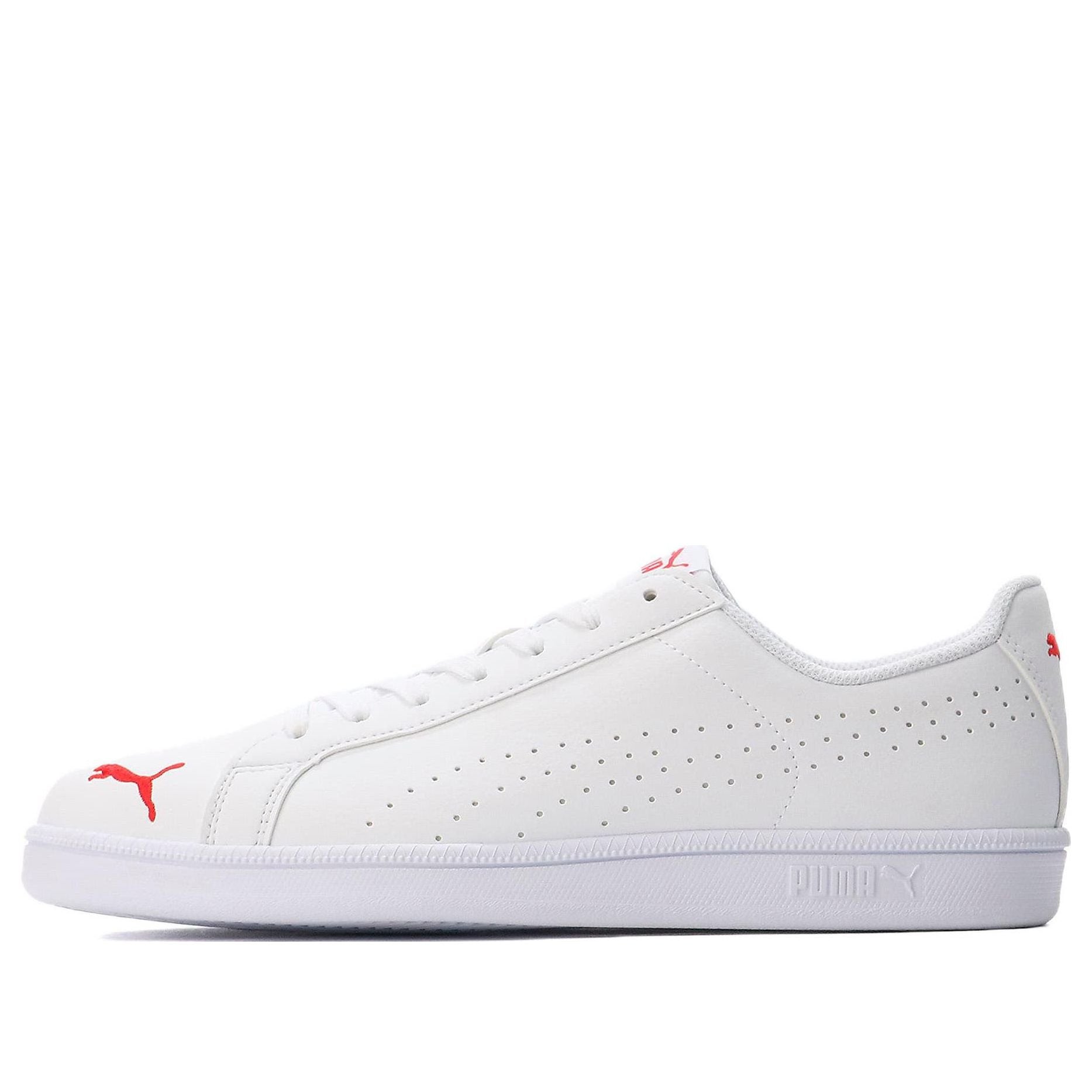 PUMA Smash Cat Purf FS SL 'White Red' 387796-01