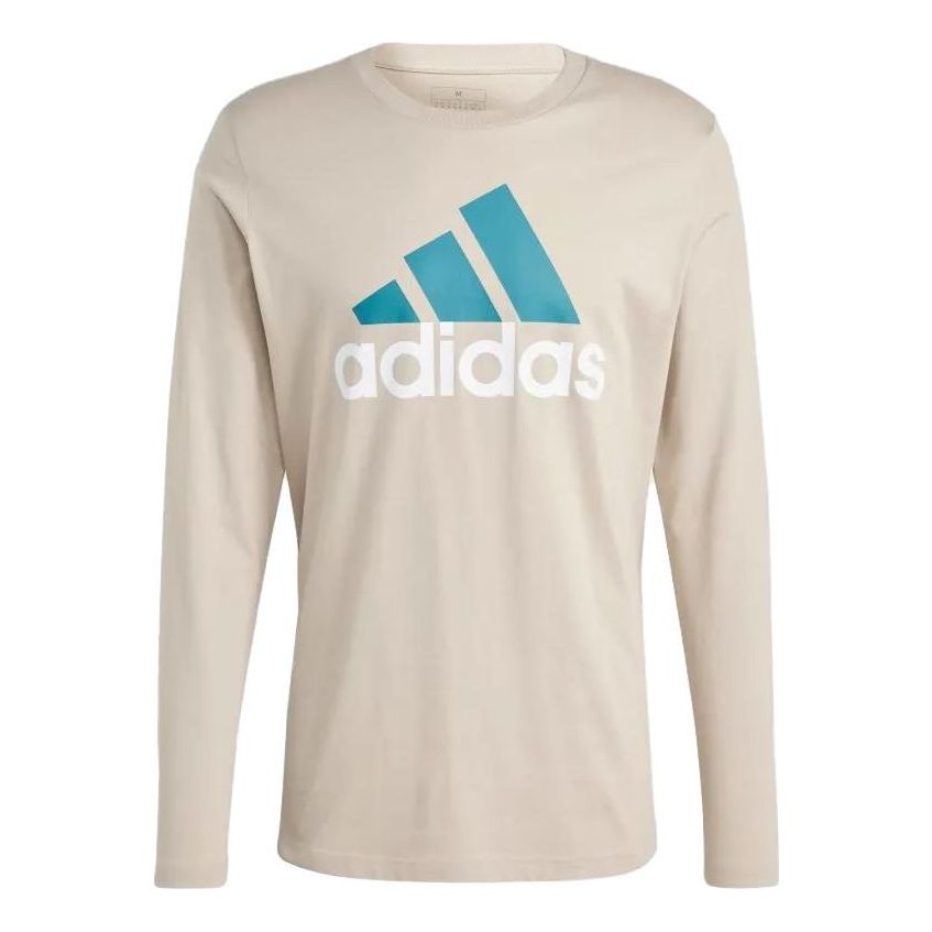 adidas Essentials Long Sleeve Tee 'Wonder Beige' IJ8580