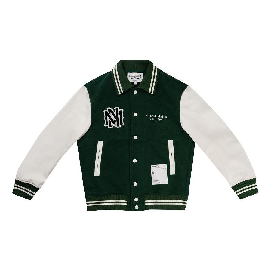 Mitchell & Ness Baseball Varsity Jacket 'Green' MNSYAWTOJT021-GRN