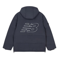 New Balance Logo Puffer Jacket Asia Sizing 'Navy' AMJ33339-ECL