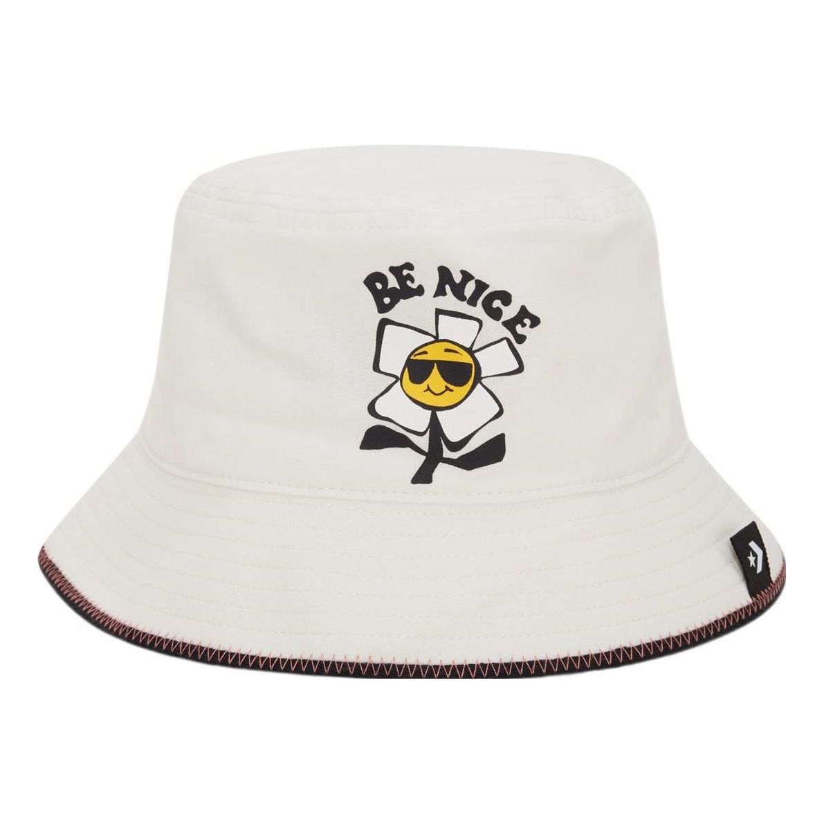 Converse Be Nice Chambray Bucket Hat 'Egret' 10023133-A01