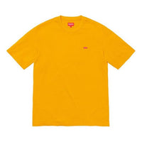 Supreme FW19 Week 1 Small Box Tee Short Sleeve Unisex Yellow SUP-FW19-423