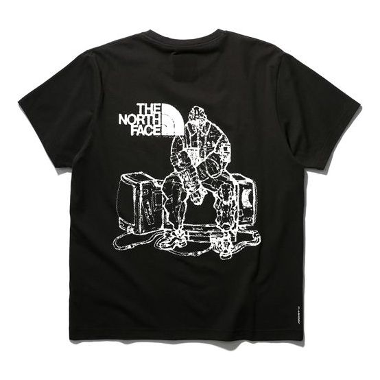 THE NORTH FACE Urban Exploration Black Series x kazuki Logo Embroidered Black 46E5-JK3