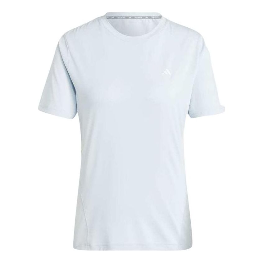 (WMNS) adidas Designed for Training T-shirt Asia Sizing 'Halo Blue' IX9426