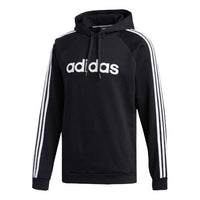 Men's adidas 3s Lin Fl P/o logo Printing Casual Sports Black FL4838